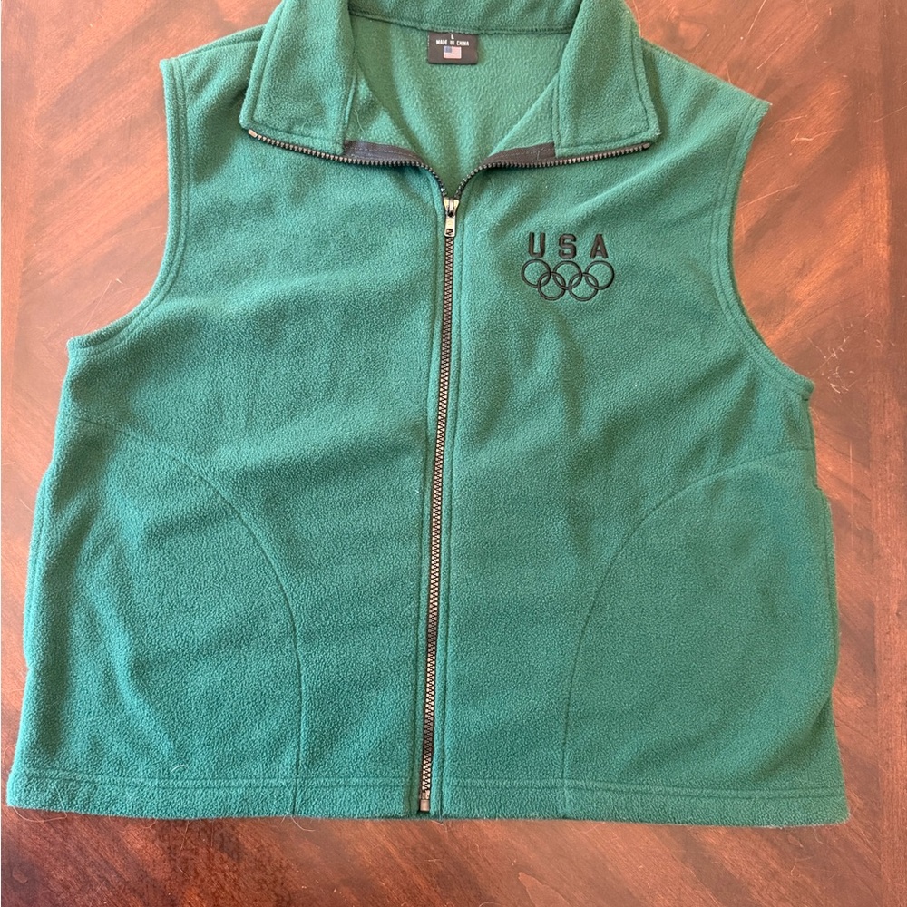 Green USA Olympic Vest